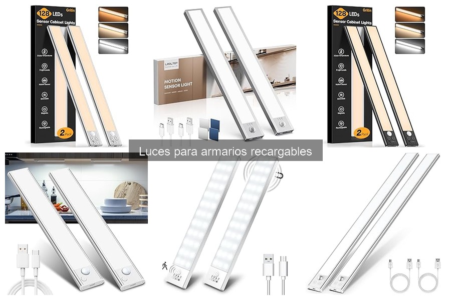 Mejores marcas de luces recargables para armarios