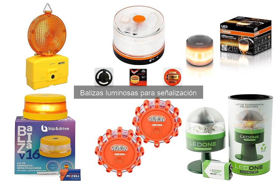 Mejores ofertas de balizas luminosas para señalización en Amazon