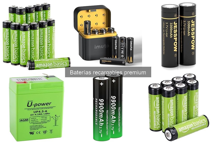 Mejores Ofertas en Baterías Recargables Premium en Amazon
