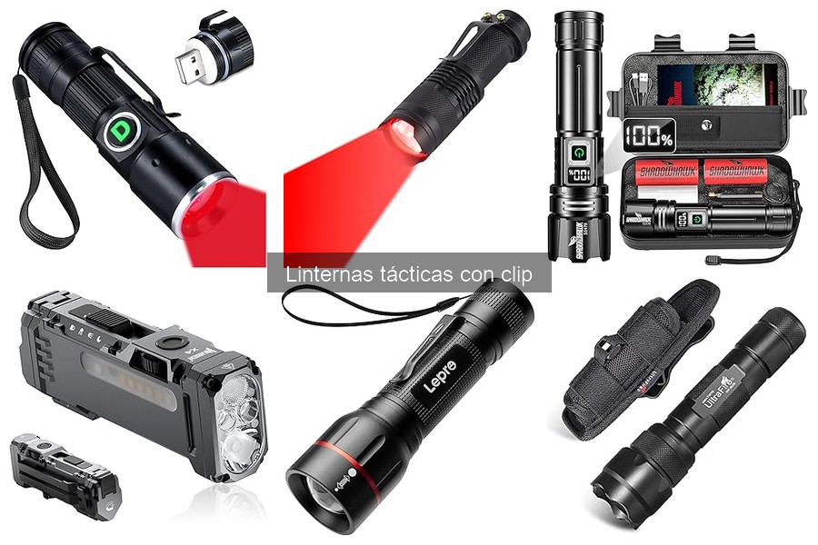 Mejores Ofertas en Linternas Tácticas con Clip