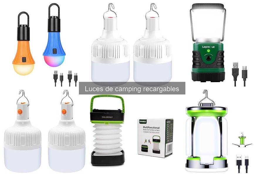 Mejores ofertas en luces de camping recargables 2023