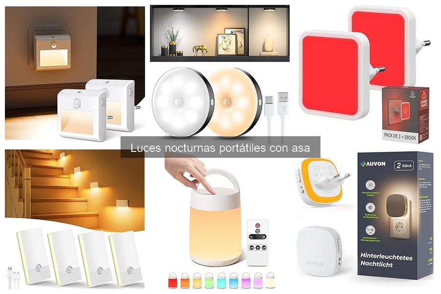 Mejores ofertas en luces nocturnas portátiles con asa