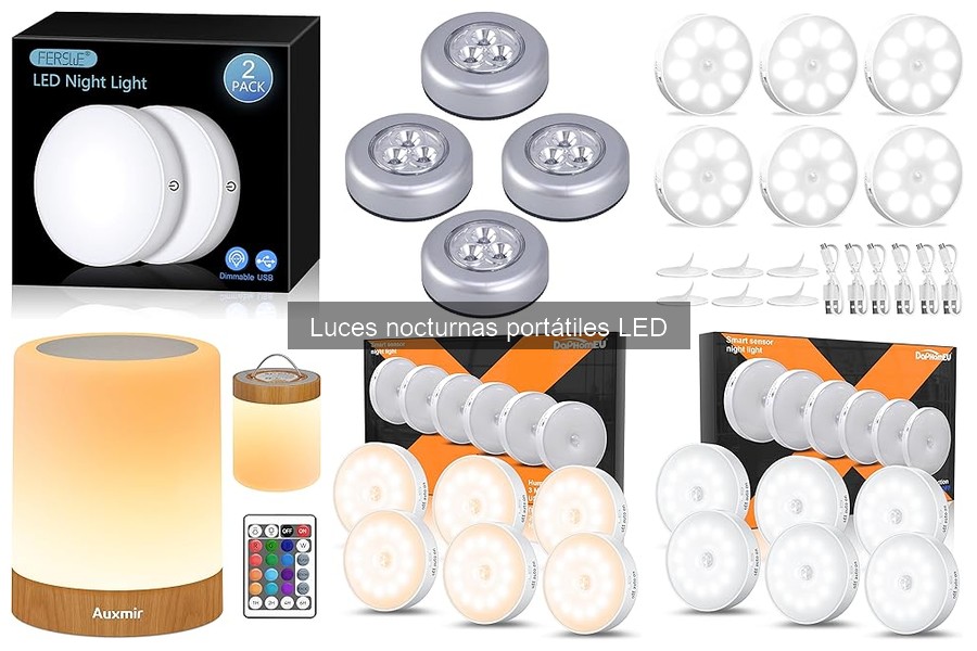 ** Mejores ofertas para luces nocturnas portátiles LED