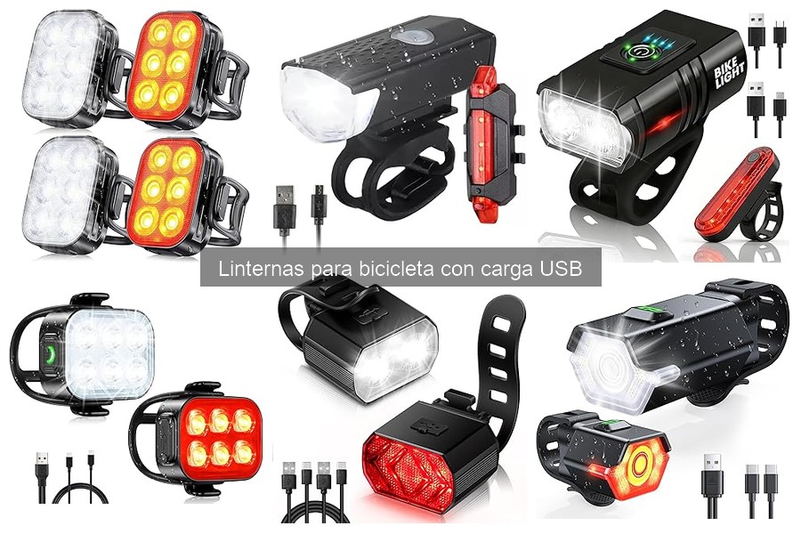Mejores Ofertas y Precios de Linternas para Bicicleta USB