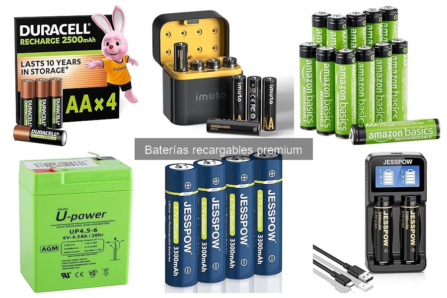 Mejores Prácticas para Cargar Baterías Recargables Premium