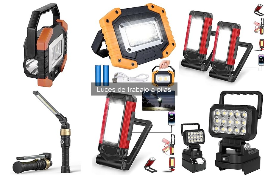 Mejores Prácticas para Usar Luces de Trabajo a Pilas