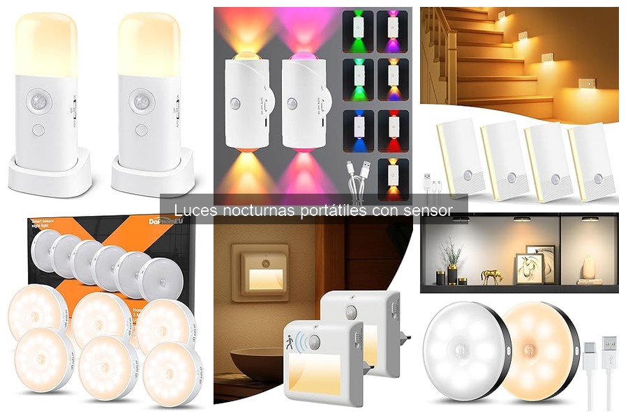 Mejores precios en luces nocturnas portátiles con sensor