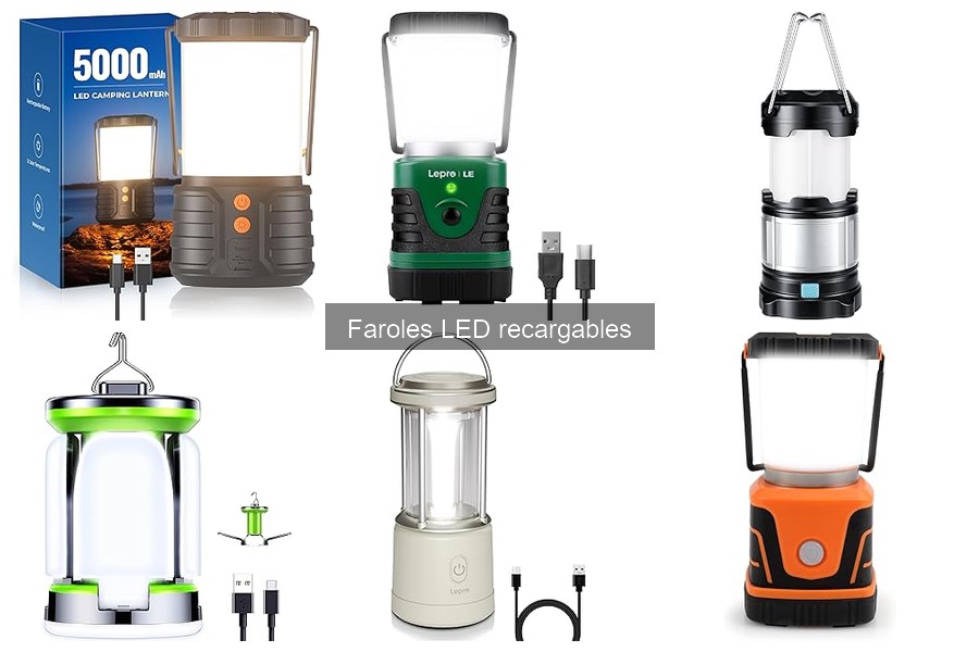 Mejores precios y dónde comprar faroles LED recargables