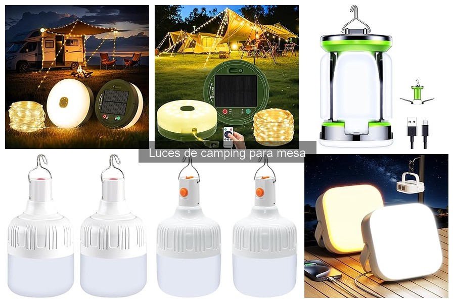 Mejores precios y dónde comprar luces de camping para mesa