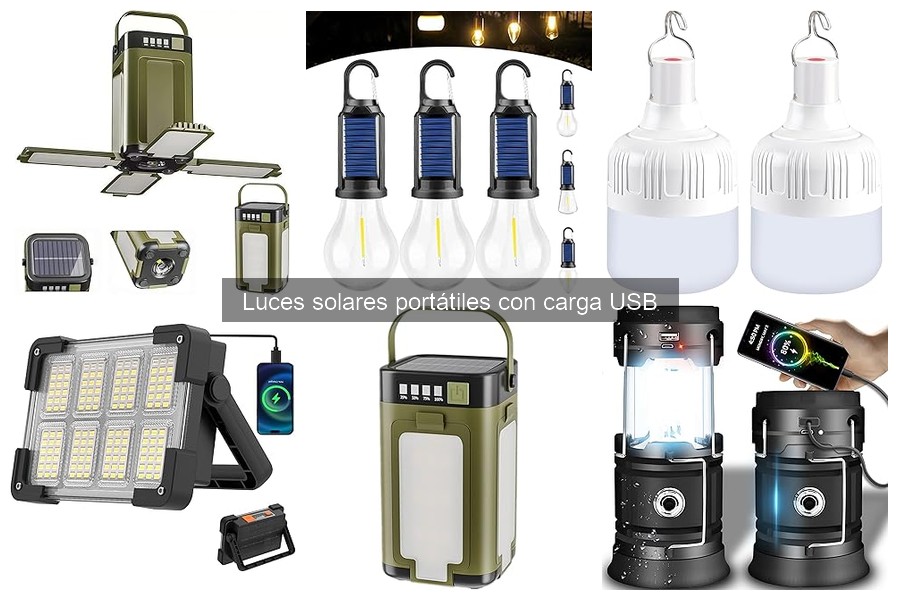 Mejores precios y dónde comprar luces solares portátiles USB