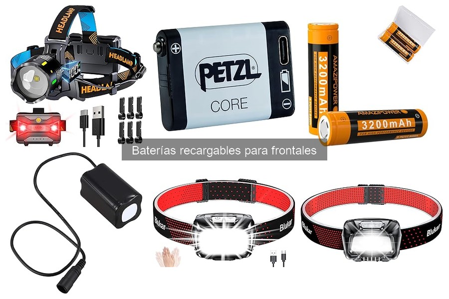 Mejores tiendas para comprar baterías recargables para frontales