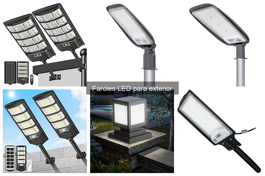 Mejores tiendas para comprar faroles LED para exterior en oferta