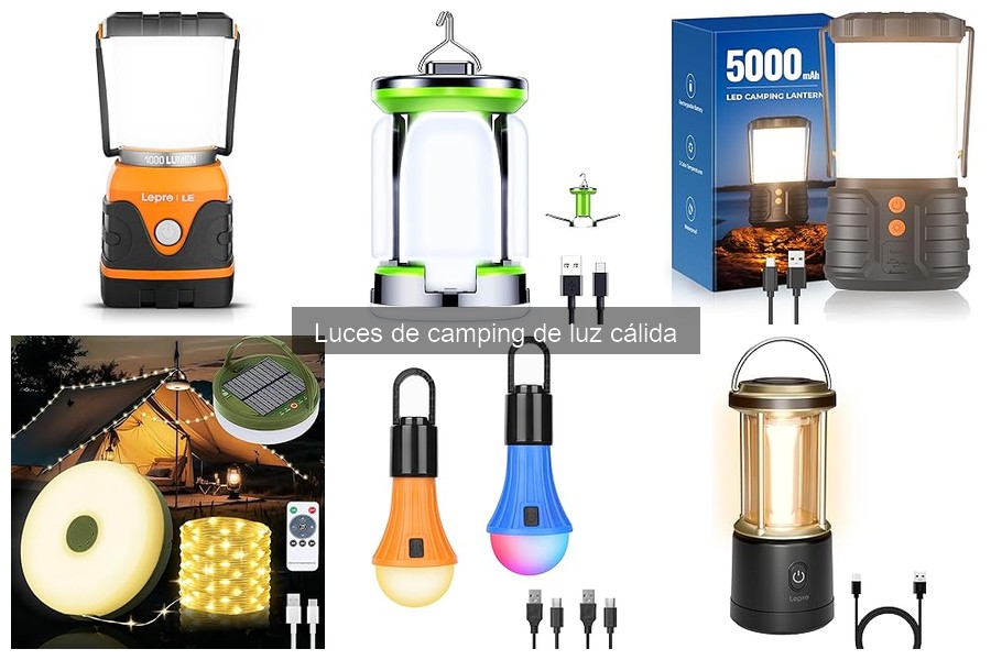 Mitos y realidades de las luces de camping de luz cálida