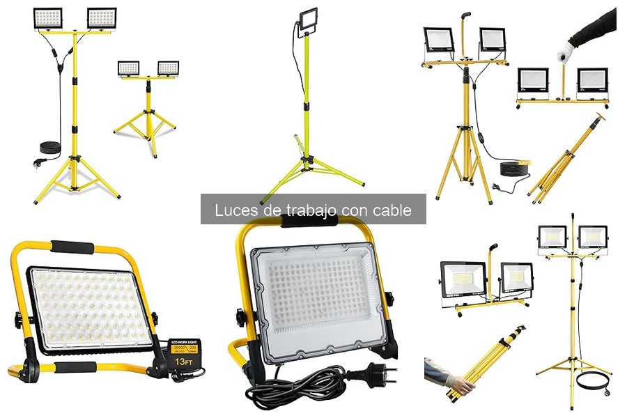 Ofertas imperdibles en luces de trabajo con cable