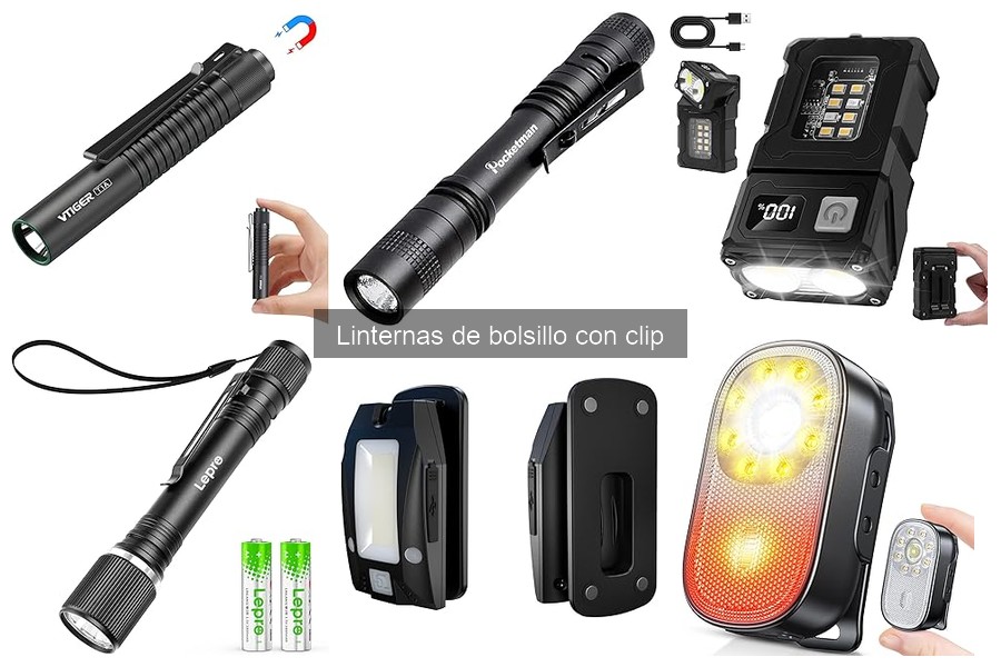 Ofertas y descuentos en linternas de bolsillo con clip