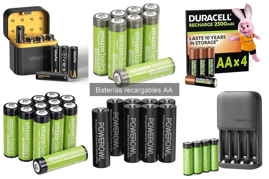 Ofertas y precios de baterías recargables AA en Amazon