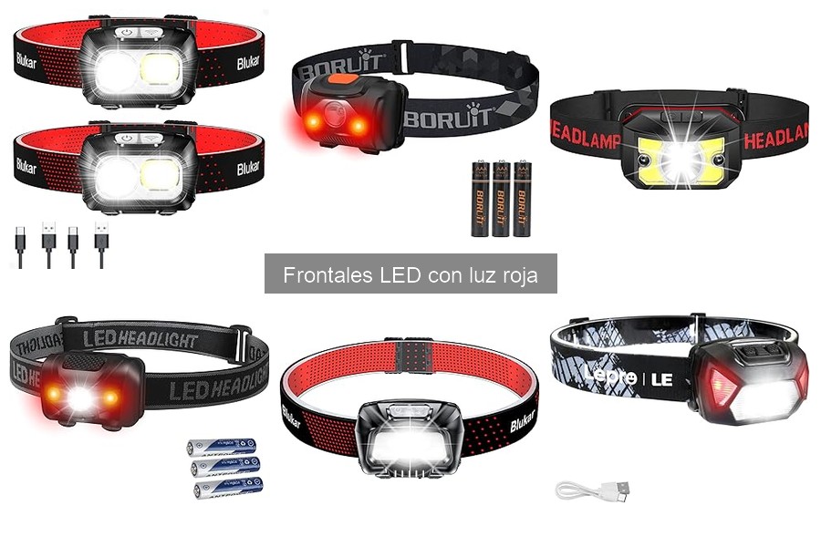 Ofertas y Precios de Linternas Frontales LED con Luz Roja