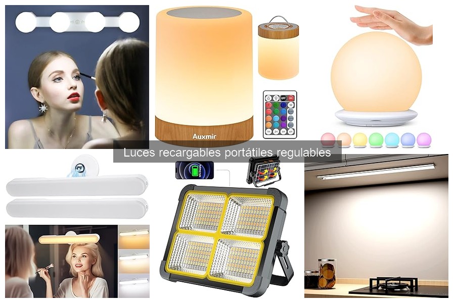 Ofertas y precios de luces recargables portátiles regulables