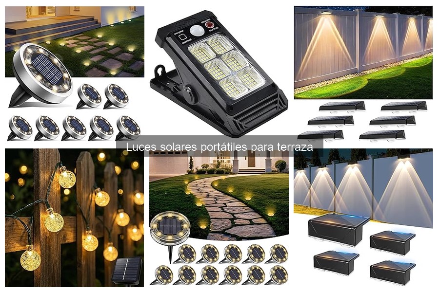 Opiniones de luces solares portátiles para terraza