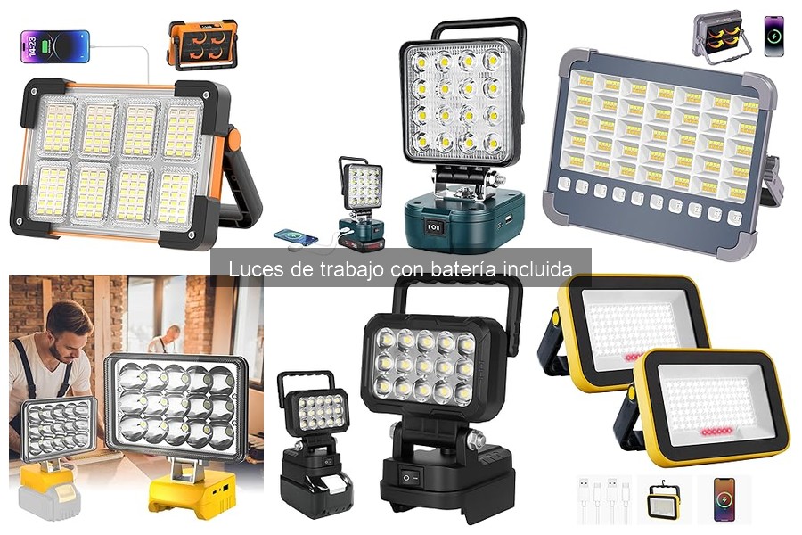 Opiniones de usuarios sobre luces de trabajo con batería