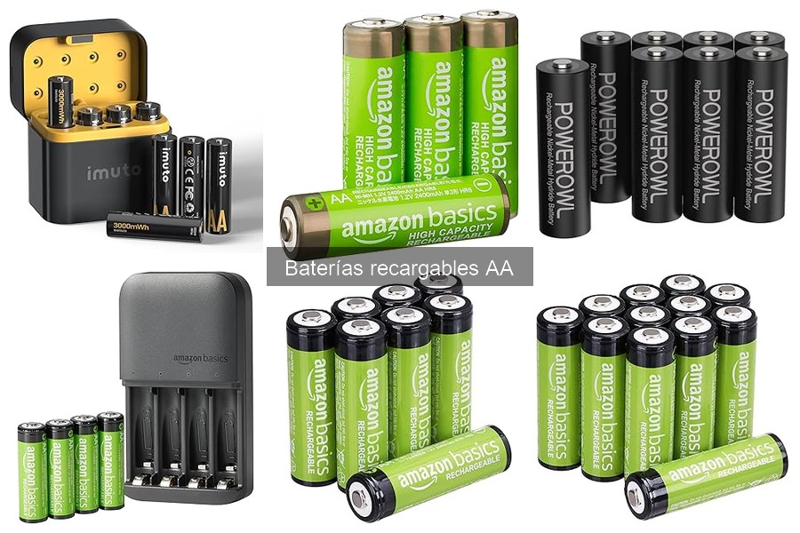 Opiniones sobre baterías recargables AA: Reseñas de marcas