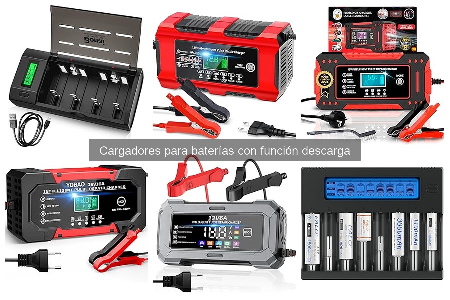 Opiniones sobre cargadores de baterías con función descarga