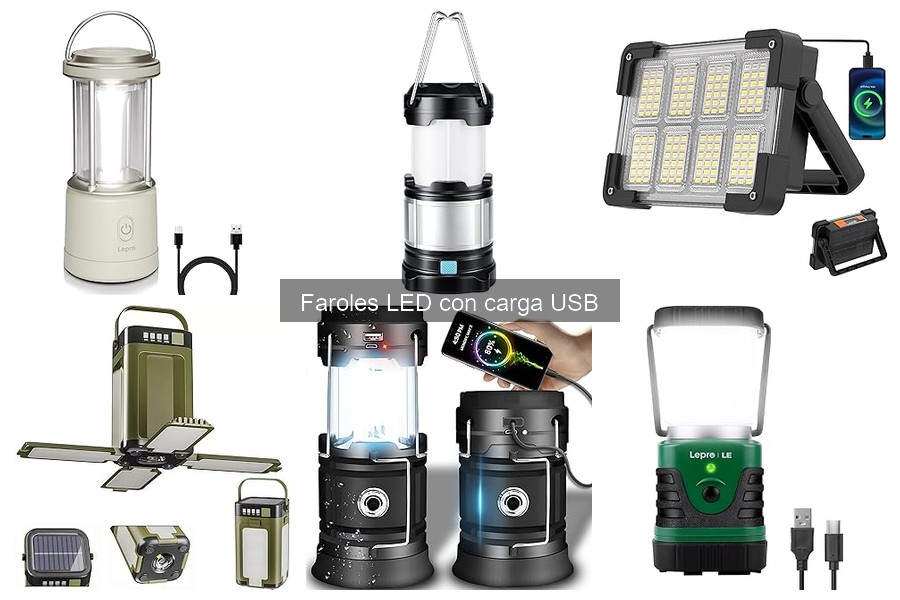 Opiniones sobre faroles LED con carga USB: Lo que dicen los usuarios