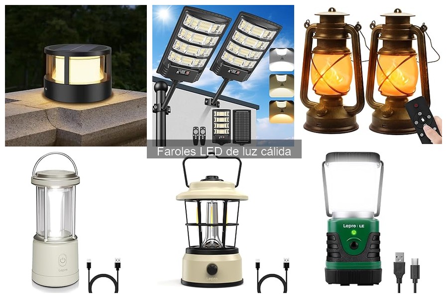 Opiniones sobre faroles LED de luz cálida: testimonios reales