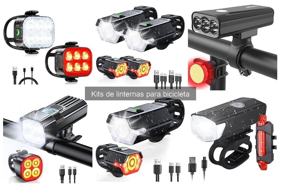 Opiniones sobre Kits de Linternas Recargables para Bicicleta
