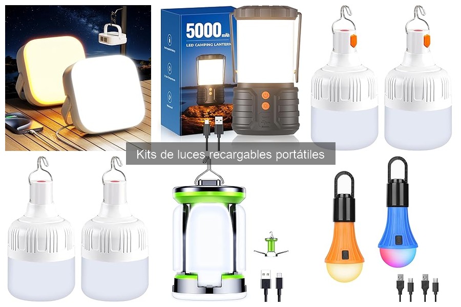 Opiniones sobre kits de luces recargables portátiles