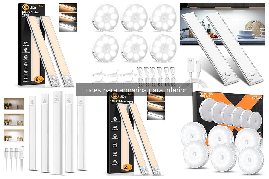 Opiniones sobre las luces para armarios más populares