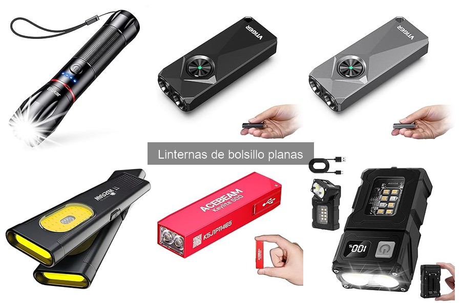 Opiniones sobre las mejores linternas de bolsillo planas