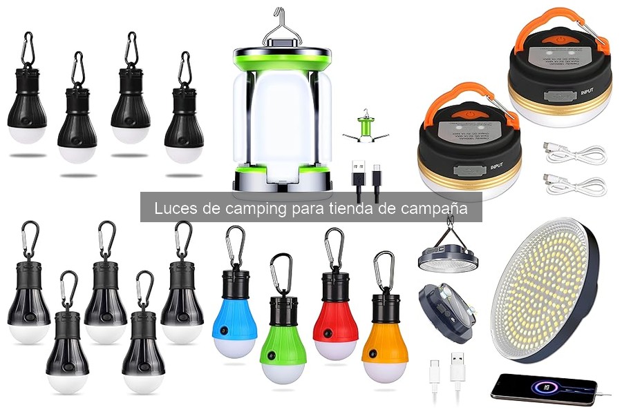 Opiniones sobre las mejores luces de camping para tiendas