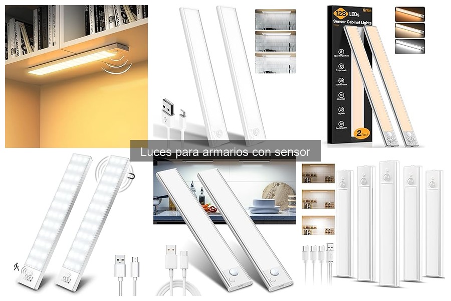 Opiniones sobre las mejores luces para armarios con sensor