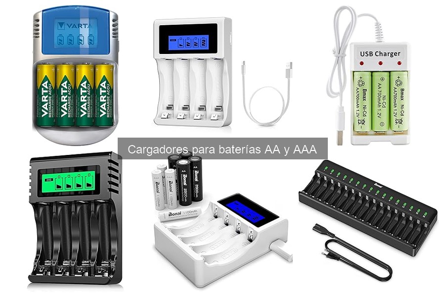 Opiniones sobre los mejores cargadores de baterías AA y AAA