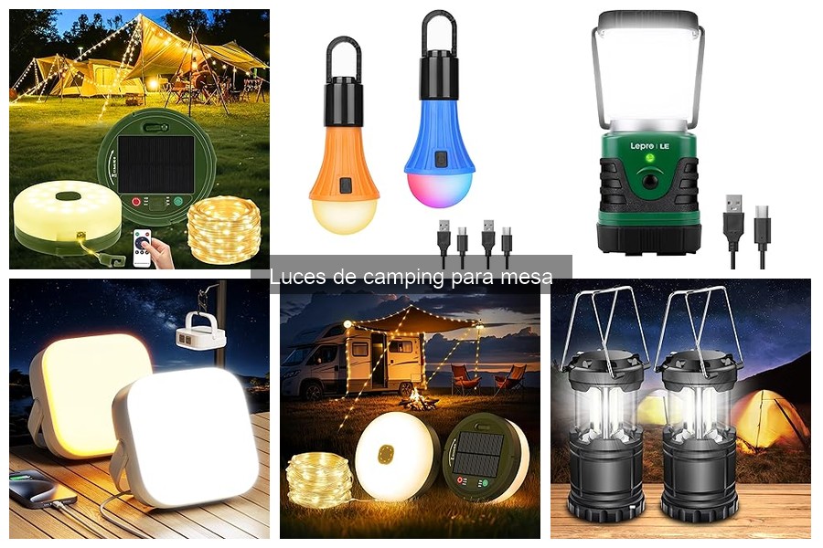Opiniones sobre Luces de Camping para Mesa: Comparativa 2023