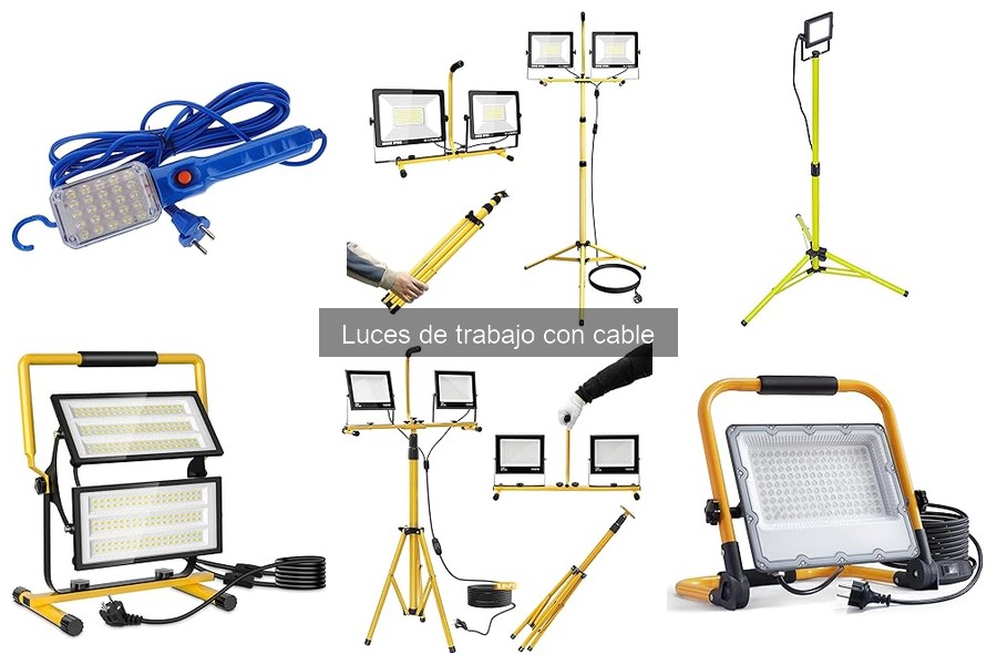 Opiniones sobre luces de trabajo con cable: ¿Cuál elegir?