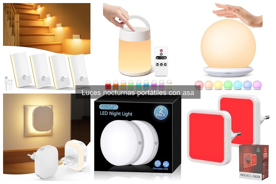 Opiniones sobre luces nocturnas portátiles con asa