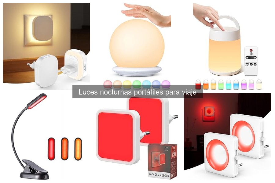 Opiniones sobre luces nocturnas portátiles para viaje