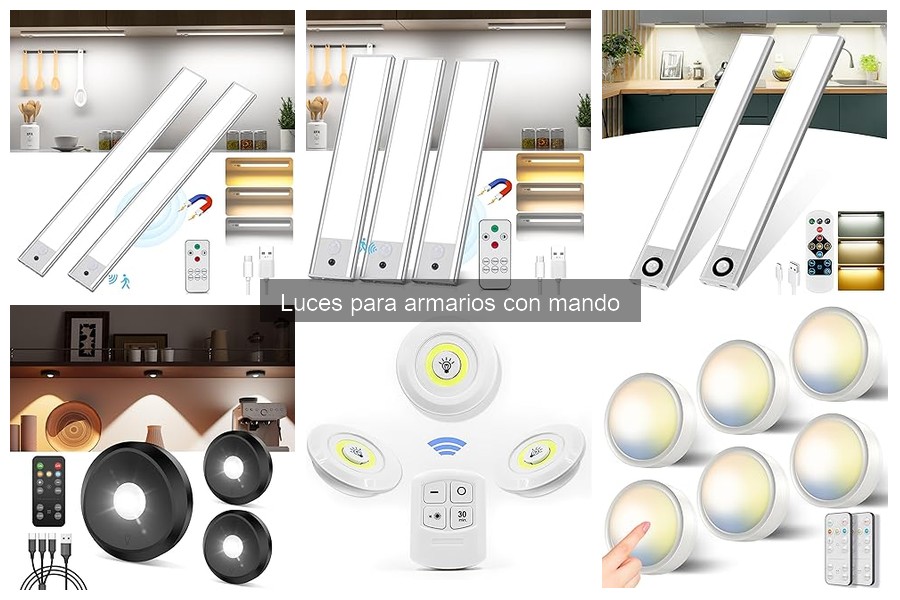 Opiniones sobre luces para armarios con mando a distancia