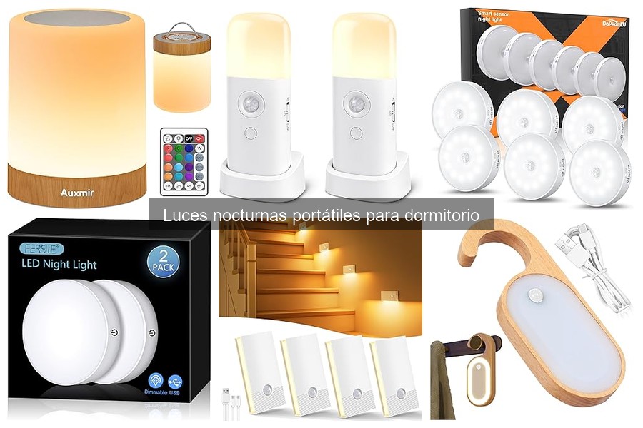 Opiniones y reseñas de luces nocturnas portátiles populares