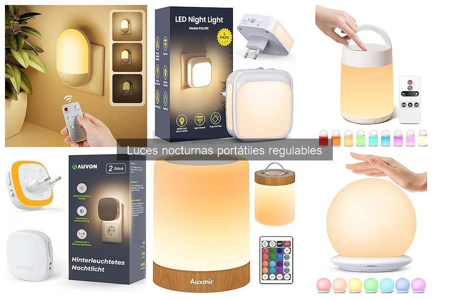 ¿Por qué elegir luces nocturnas regulables? Ventajas clave