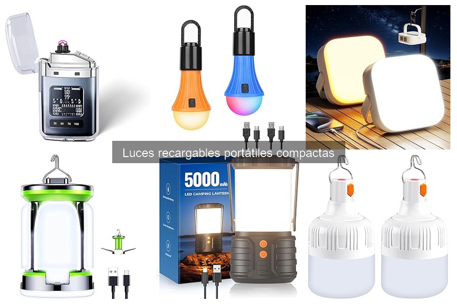 ¿Por qué elegir luces recargables portátiles compactas?