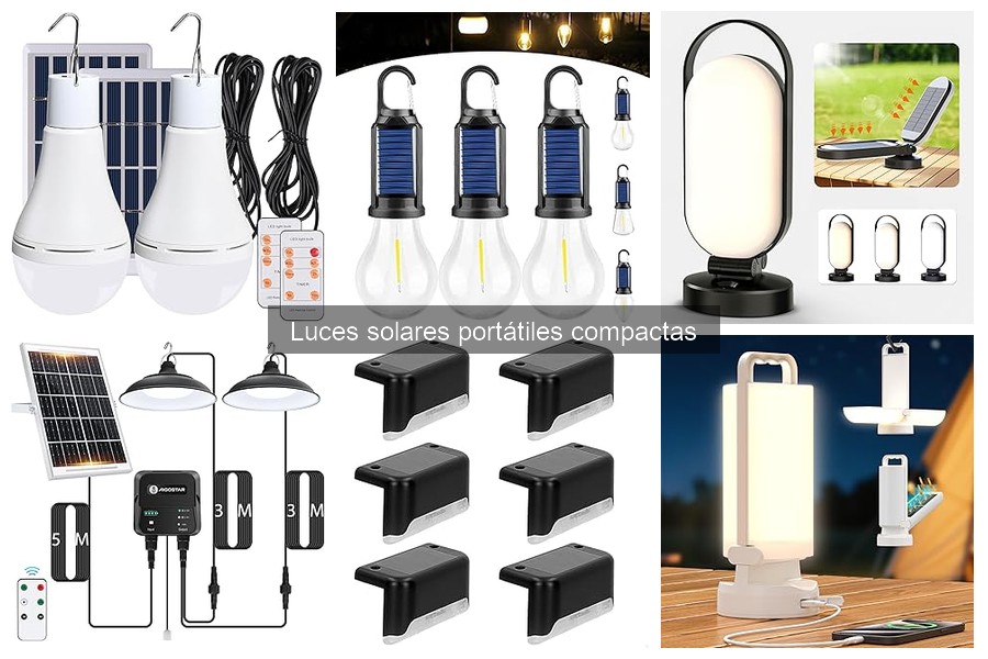 ¿Por qué no se cargan mis luces solares portátiles?