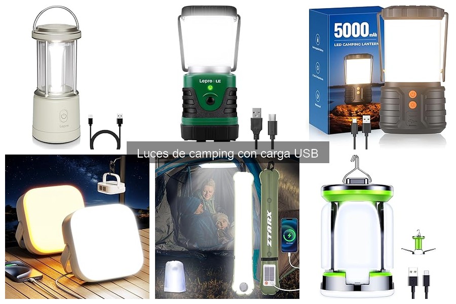 Precio de Luces de Camping con Carga USB: Mejores Ofertas