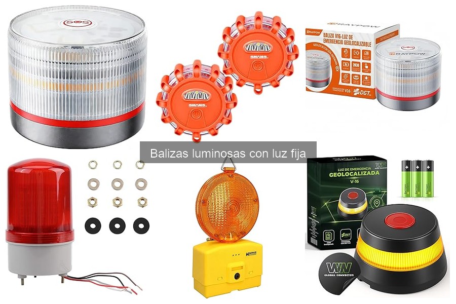 Precio medio de balizas luminosas con luz fija: guía actualizada