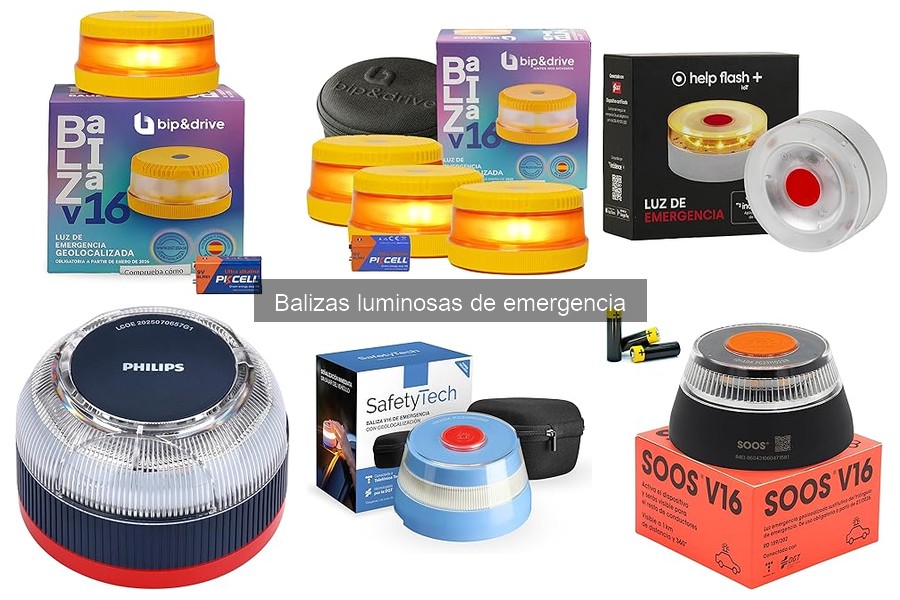 Precio promedio de balizas luminosas de emergencia