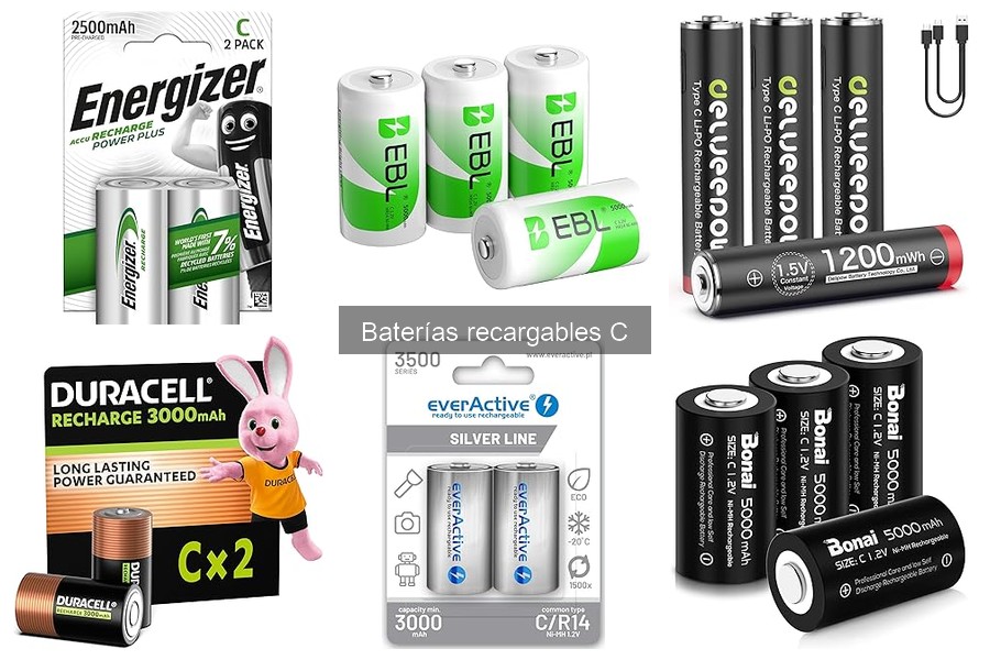 Precios de baterías recargables en Amazon: Comparativa 2023