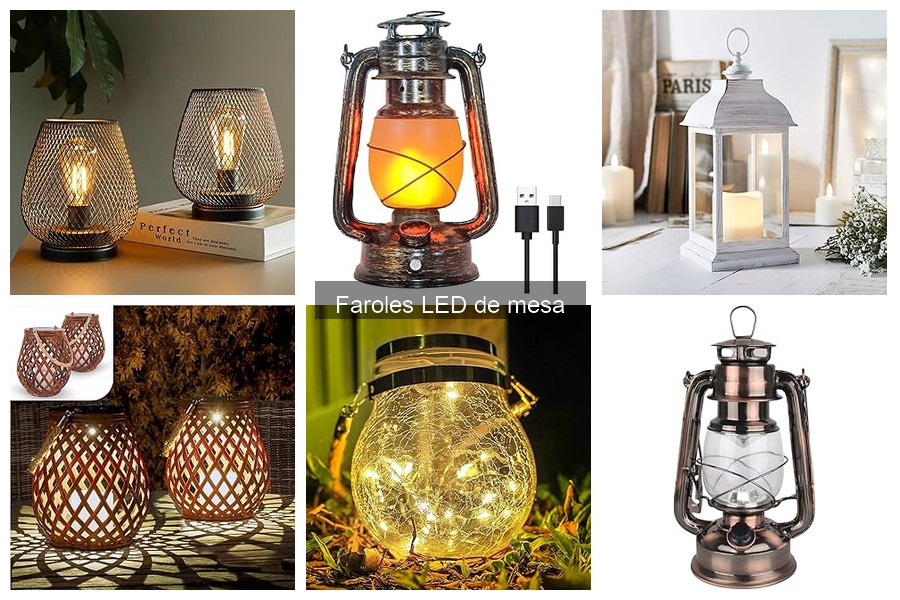 Precios de Faroles LED de Mesa en Amazon: Comparativa y Opciones