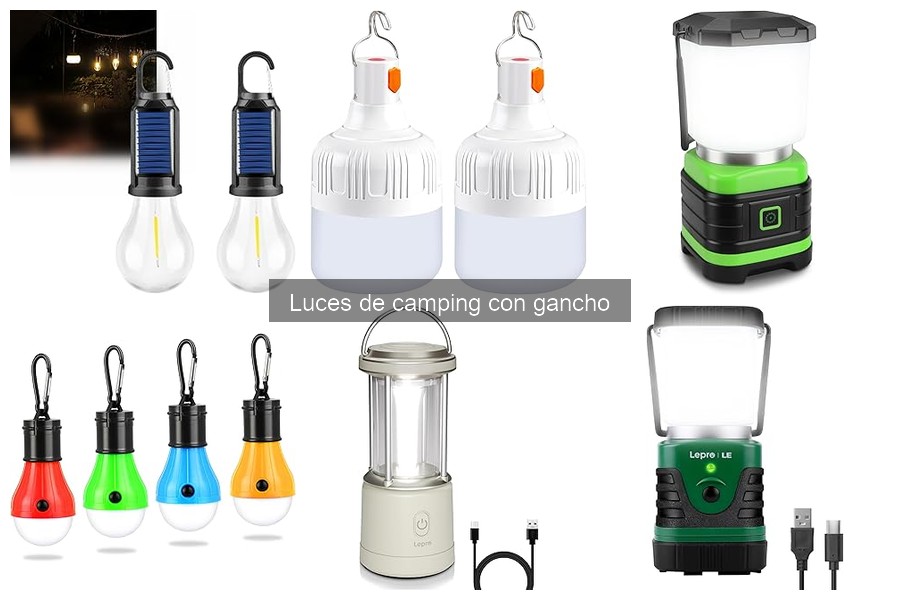 Precios de luces de camping con gancho - ¡Aprovecha ofertas!